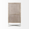 Excelsior II 68.1" H Light Brown Wood Gold Iron Base Storage Cabinet