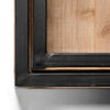 Ross Natural Wood W/ Black Metal Nesting Tray