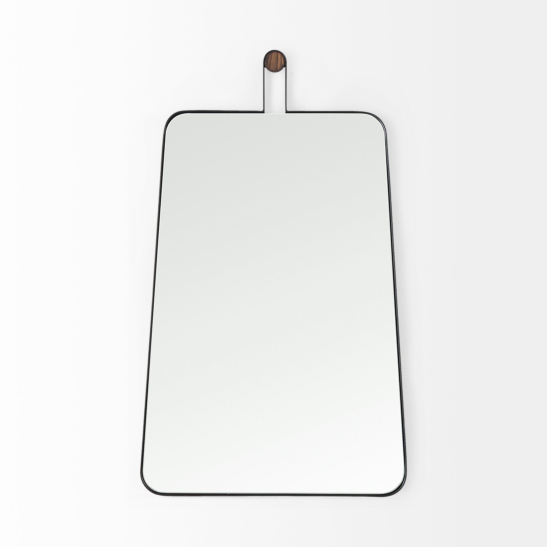 Collie II Black Wall Mirror