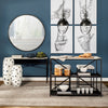 Frodo White Fabric Bar Stool