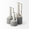 Burton Two Tone Gray Ceramic Jug Vase