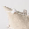 Erica Cream With White Detail Decorative Pillow