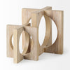 Cambie Light Brown Wood Small Decorative Object