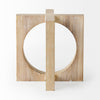Cambie Light Brown Wood Large Decorative Object