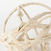 Kali Small Beige Decorative Metal and Paper Object