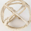 Kali Small Beige Decorative Metal and Paper Object