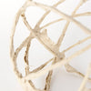 Kali Large Beige Decorative Metal and Paper Object