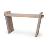 Elaine III Brown Wood Angled Leg Console Table