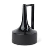 Burton Glossy and Matte Black Ceramic Jug Vase