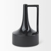 Burton Glossy and Matte Black Ceramic Jug Vase
