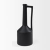 Burton Matte Black Ceramic Jug Vase