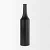 Aubrey Large 24.0H Black Iron Jug Vase