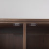 Astrid Medium Brown Solid Wood Armoire
