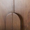 Astrid Medium Brown Solid Wood Armoire