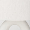 Tao Cream Base W/White Shade Table Lamp