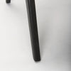 Donna Black Wood Cane-Back w/ Beige Upholstered Seat Accent Chair