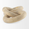 Alize Solid Wood Circular Chain Link Decorative Object