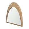 Celeste Light Brown Wood Small Mirror