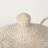 Kairi Seagrass Floor Baskets w/ Lids and Handles