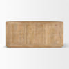 Terra Light Brown Wood Fluted Sideboard