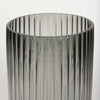 Dawn Tall Smokey Black Glass Vase