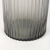 Dawn Tall Smokey Black Glass Vase
