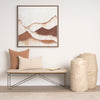 Jace Cream w/ Beige Stripe Linen-Cotton Square Decorative Pillow Cover