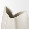 Vania Small Off White w/ Tan Textured Ceramic Vase