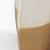 Vania Small Off White w/ Tan Textured Ceramic Vase