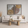 Vania Small Off White w/ Tan Textured Ceramic Vase