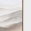 Misty Mountains, Hand Painted Canvas