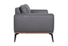 Kreska Genuine Leather Accent Chair