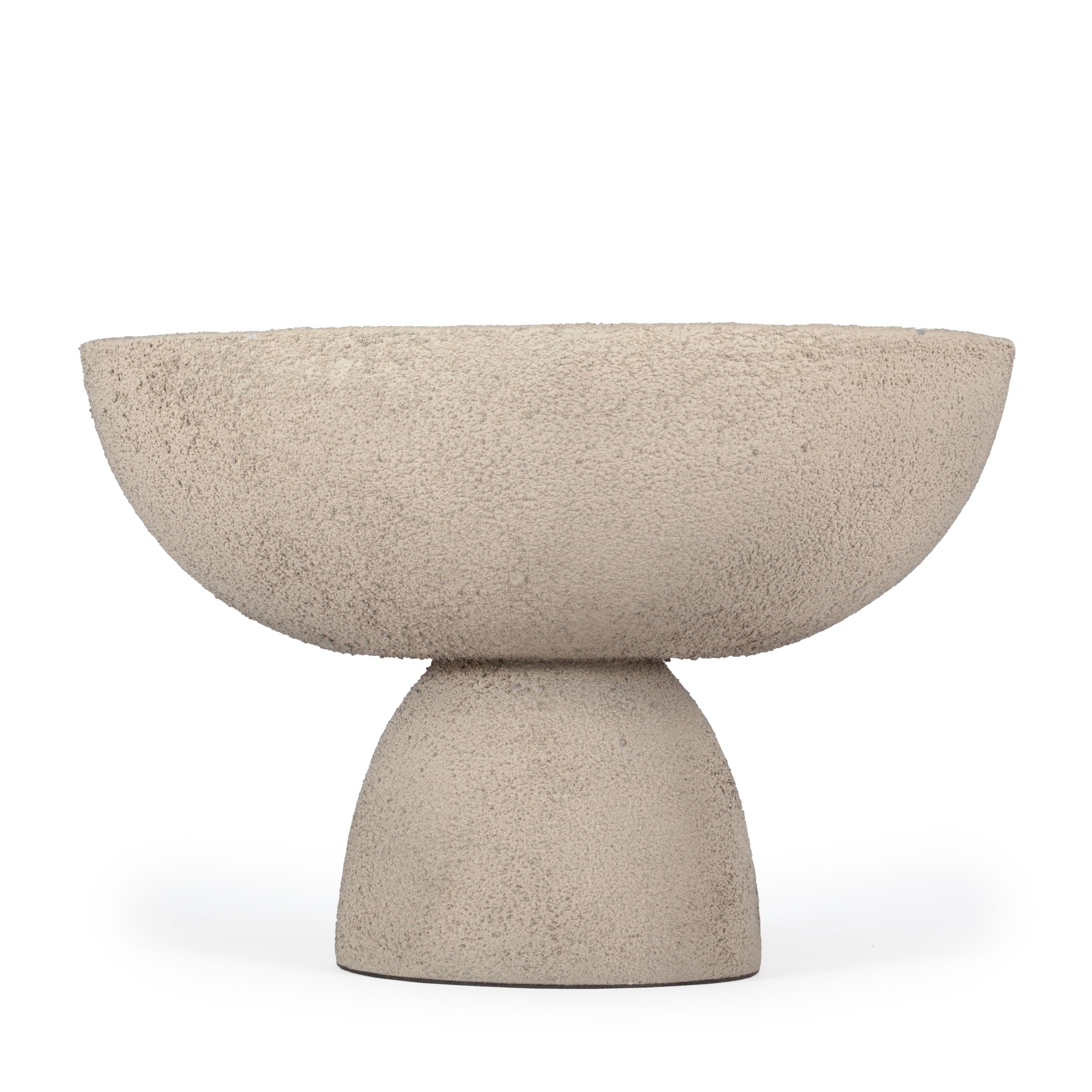 Florian Pedestal Bowl, Small Mud