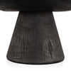 Brixton, Decorative Wood Pedestal Bowl, Black