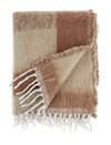 Geo Jacquard Throw - Brown