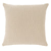 Kantha-Stitch Pillow Cream