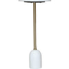 WEDDEL MARBLE DRINK TABLE