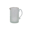 Hand-Blown Glass Hobnail Pitcher - 42 oz.
