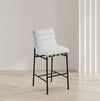 MARU BOUCLE FABRIC COUNTER STOOL - CREAM