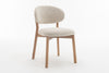 Luna Natural Oak Dining Chair - Beige