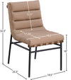 TOFFE DINING CHAIR- TAN
