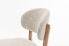 Luna Natural Oak Counter Stool - Beige