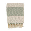 Nubby Design Striped Throw