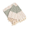Nubby Design Striped Throw