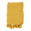 Woven Stripe Throw Mustard