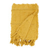Woven Stripe Throw Mustard