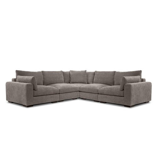 ONZA FABRIC MODULAR SECTIONAL OYSTER