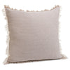 Cush Cott Reversible Taupe-beige Pillow