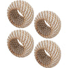Woven Rattan Napkin Rings (Set of 4)