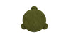 Olea Boucle Ottoman - Moss Green